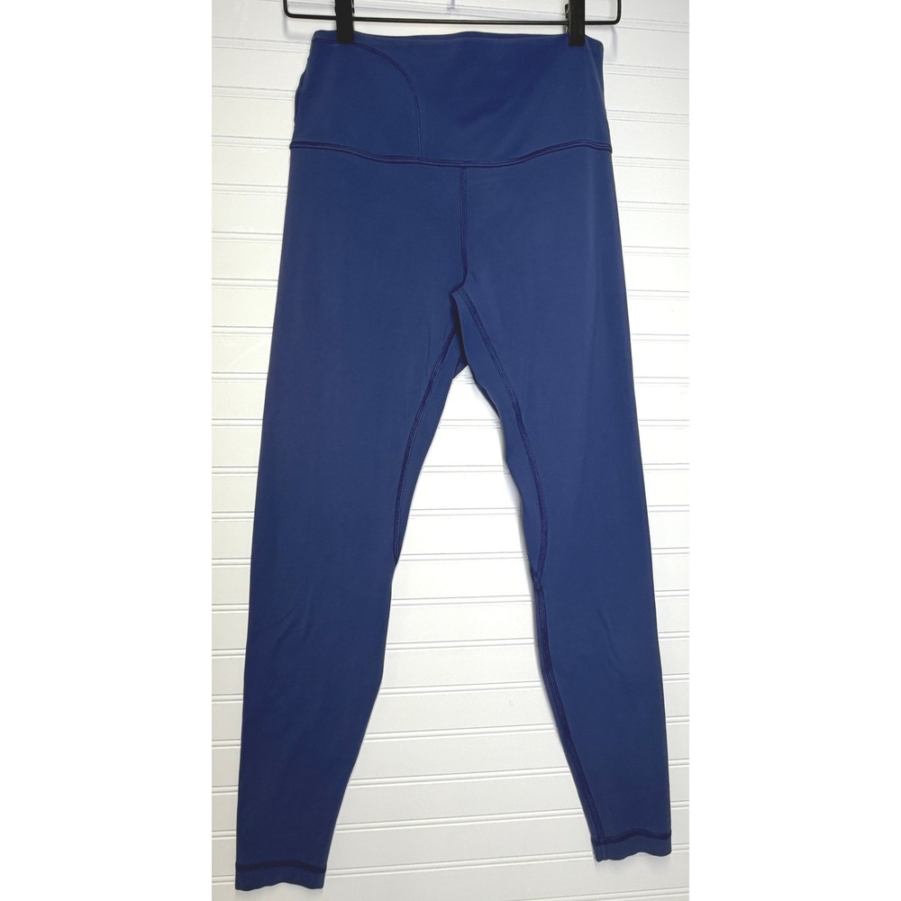 Lululemon Align High Rise Leggings 28 Navy Blue Size 10 Full Length Yoga Pants